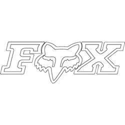 Fox - Mens F-Head-X Tdc 18 Inch Sticker
