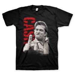 Johnny Cash - Mens The Finger T-Shirt