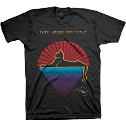 Jerry Garcia - Mens Cats Under the Stars T-Shirt