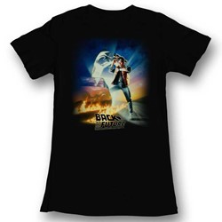 Back To The Future - Womens Btf Poster T-Shirt