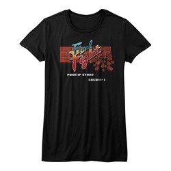 Final Fight - Womens Arcade T-Shirt
