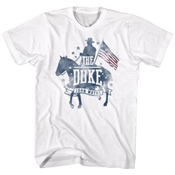 John Wayne - Mens Patriotic Silhouette T-Shirt