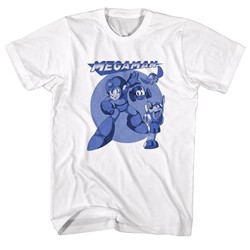 Mega Man - Mens Megablues T-Shirt