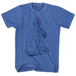 Mega Man - Mens Blueprint T-Shirt