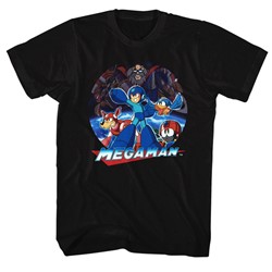 Mega Man - Mens Megaman Collage T-Shirt