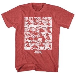 Street Fighter - Mens Select Screen T-Shirt