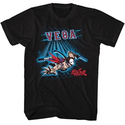 Street Fighter - Mens Vega Fence T-Shirt
