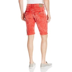 orange true religion shorts