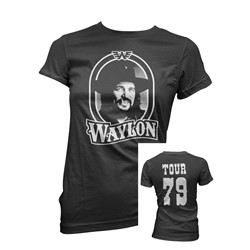Waylon Jennings - Womens Tour 79 T-Shirt