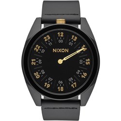 Nixon - Mens Genesis Leather Analog Watch
