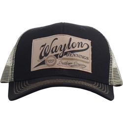 Waylon Jennings - Mens Trucker Snapback Hat