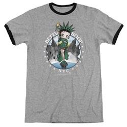 Betty Boop - Mens Nyc Ringer T-Shirt