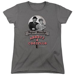 Abbott & Costello - Womens Super Sleuths T-Shirt
