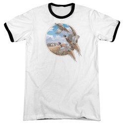 Wildlife - Mens October Memories Pheasants Ringer T-Shirt