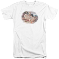 Wildlife - Mens Lunch Break Lab Pups Tall T-Shirt