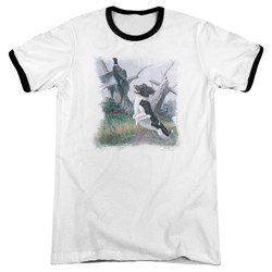 Wildlife - Mens Springer With Pheasant Ringer T-Shirt