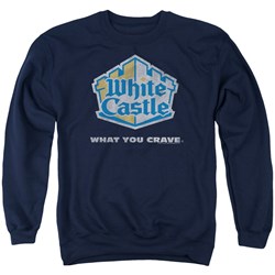 White Castle - Mens Distressed Logo Sweater