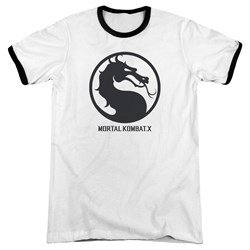 Mortal Kombat X - Mens Seal Ringer T-Shirt