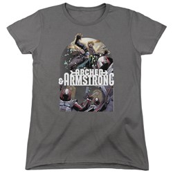 Archer & Armstrong - Womens Dropping In T-Shirt