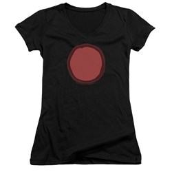Bloodshot - Juniors Logo V-Neck T-Shirt