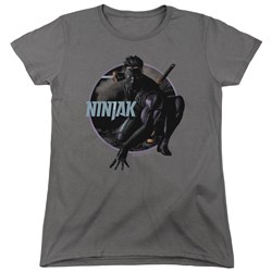 Ninjak - Womens Crouching Ninjak T-Shirt