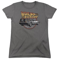 Back To The Future - Womens Time Machine T-Shirt