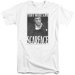 Scarface - Mens Business Face Tall T-Shirt