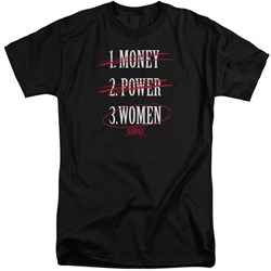 Scarface - Mens Money Power Women Tall T-Shirt