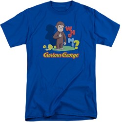 Curious George - Mens Who Me Tall T-Shirt