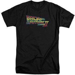 Back To The Future II - Mens Logo Tall T-Shirt