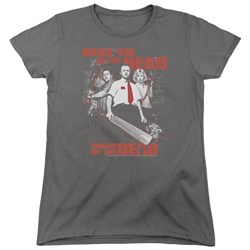 Shaun Of The Dead - Womens Bash Em T-Shirt