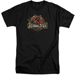 Jurassic Park - Mens Something Has Survived Tall T-Shirt