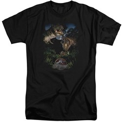 Jurassic Park - Mens Happy Family Tall T-Shirt