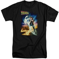 Back To The Future - Mens Poster Tall T-Shirt