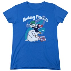 Chilly Willy - Womens Making Friends T-Shirt