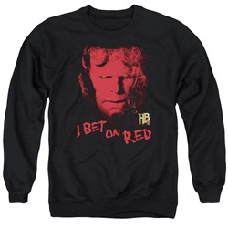 Hellboy II - Mens I Bet On Red Sweater