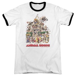 Animal House - Mens Poster Art Ringer T-Shirt