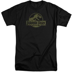Jurassic Park - Mens Distressed Logo Tall T-Shirt