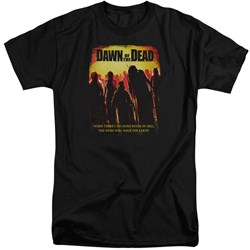 Dawn Of The Dead - Mens Title Tall T-Shirt