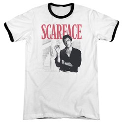 Scarface - Mens Stairway Ringer T-Shirt