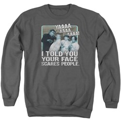 Three Stooges - Mens Scares People Sweater