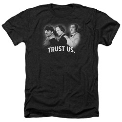 Three Stooges - Mens Turst Us Heather T-Shirt