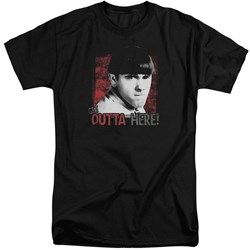 Three Stooges - Mens Get Outta Here Tall T-Shirt