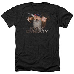 Three Stooges - Mens Nyuk Dynasty 2 Heather T-Shirt