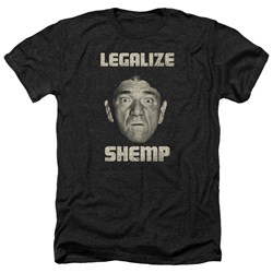 Three Stooges - Mens Legalize Shemp Heather T-Shirt