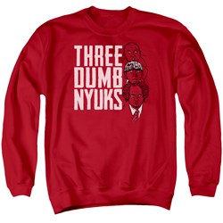 Three Stooges - Mens Three Dumb Nyuks Sweater