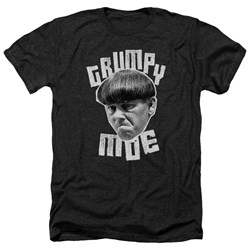 Three Stooges - Mens Grumpy Moe Heather T-Shirt