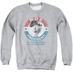 Three Stooges - Mens Moe For President Sweater