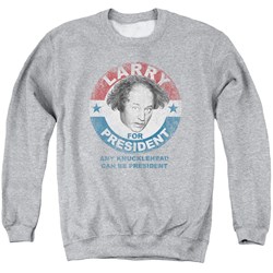 Three Stooges - Mens Larry For President Sweater