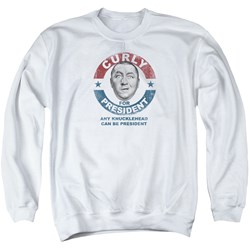 Three Stooges - Mens Curly For President Sweater